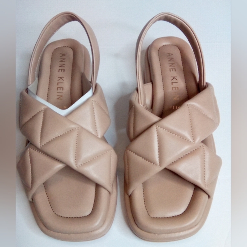 Anne Klein Women's Akartise Slingback Wedge Sandal